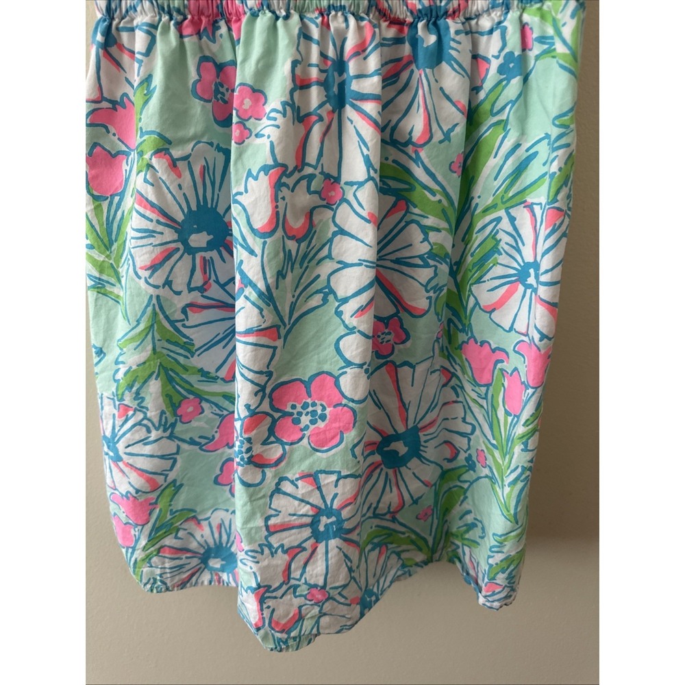 Lilly Pulitzer Lets Cha Cha Danita Racerback Mini Dress Women's M Sleeveless - Picture 4 of 8